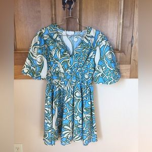 Women’s puff sleeve boho dress NWT